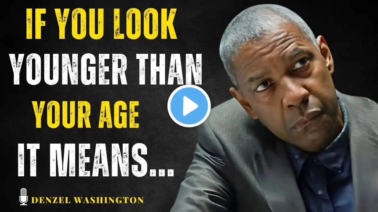 7 Hidden Reasons Why You Look Younger Than Your Age | Denzel Washington Motivation