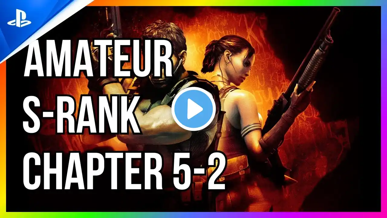 Resident Evil 5 PS5 4K 60FPS - Amateur S Rank - Chapter 5-2