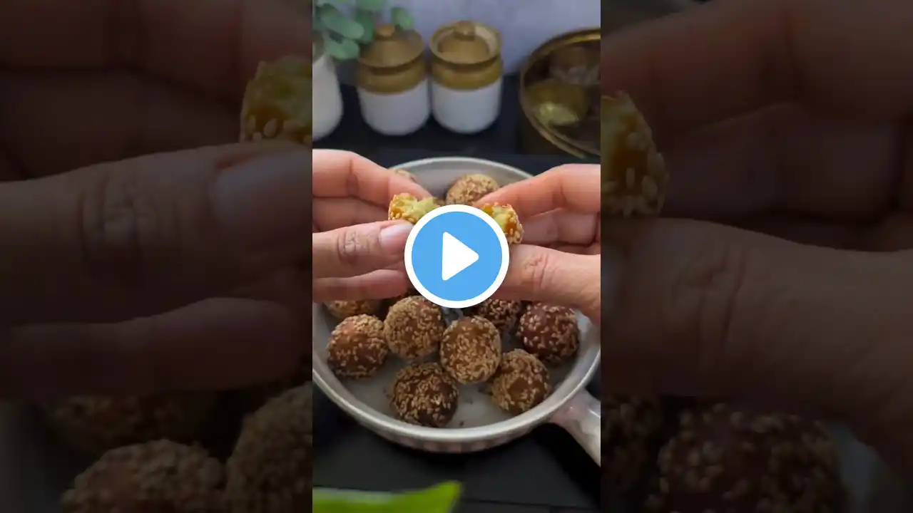 Sweet potato 🍠 and sesame ball😍#shortsfeed #shorts #viralvideo #viralshorts #snacks #indianrecipe