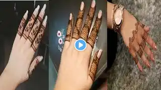 Finger mehndi designs 2025 /Beautiful ideas design /latest dress design /madiha noureen