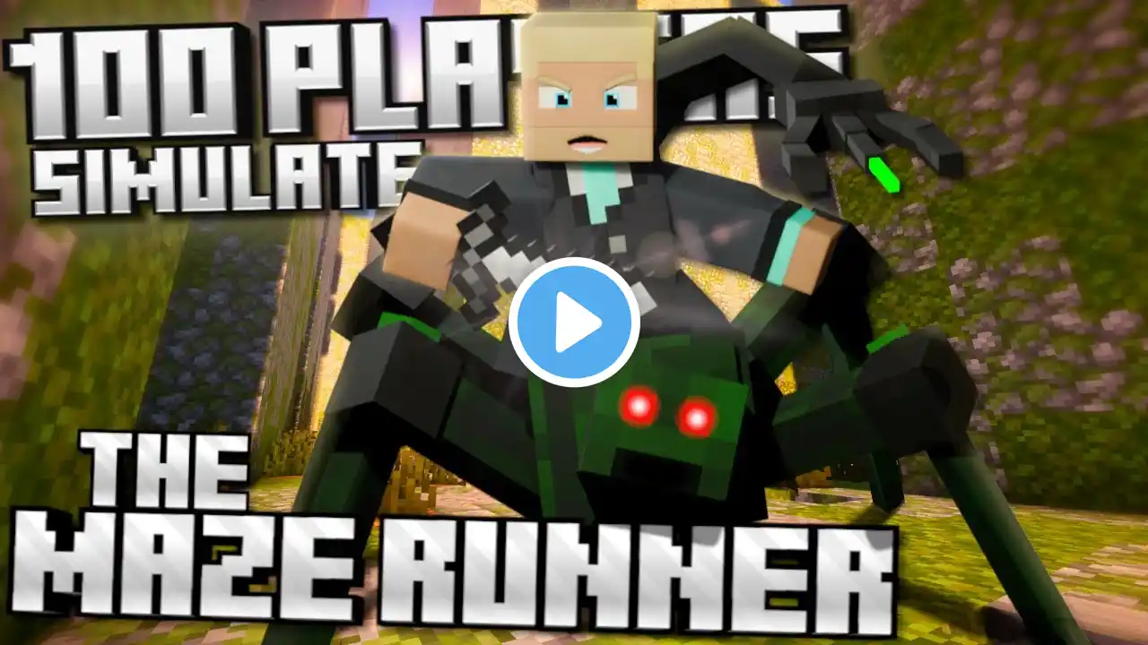 How I WON The CRAZIEST Maze Runner Minecraft Simulation!