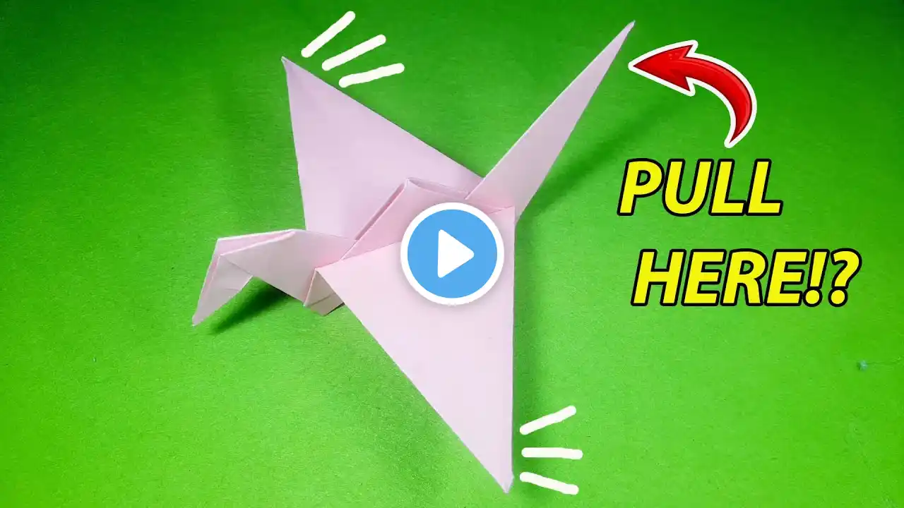 How To Make a Paper Flapping Bird - Easy Origami