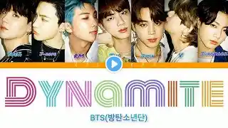 BTS (방탄소년단) -Dynamite (Color Coded) lyrics