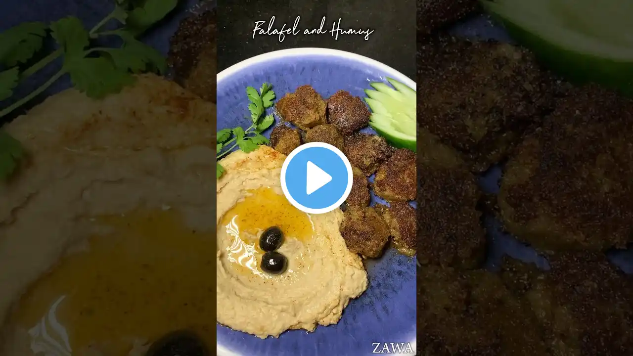 Ultimate falafel and creamy hummus Recipe |A Middle Eastern Delight| #falafel #hummuslover #hummus