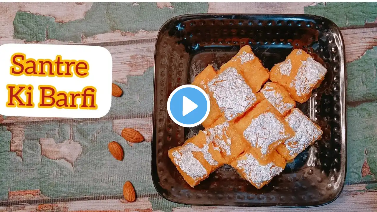 Santre ki barfi ! how to make orange barfi ! Holi sweets ! Orange barfi Nagpur special