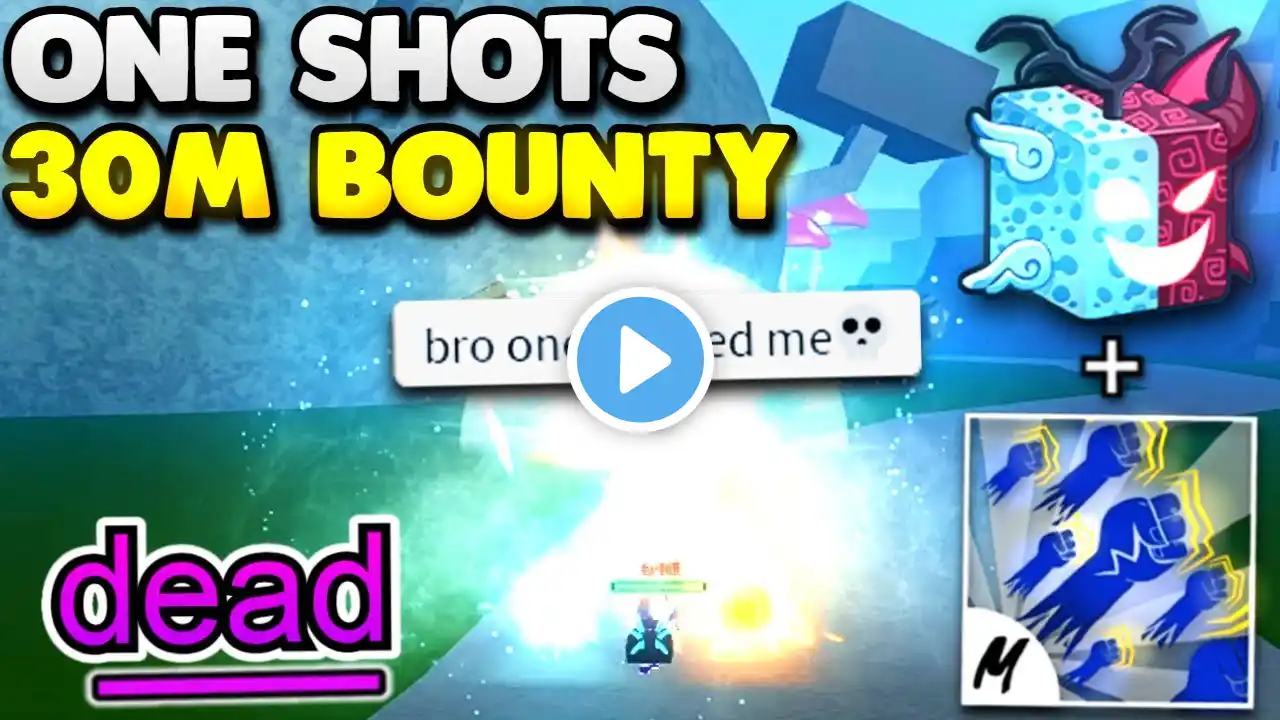 This SPIRIT COMBO One Shots 30M Bounty Boost... (Blox Fruits)