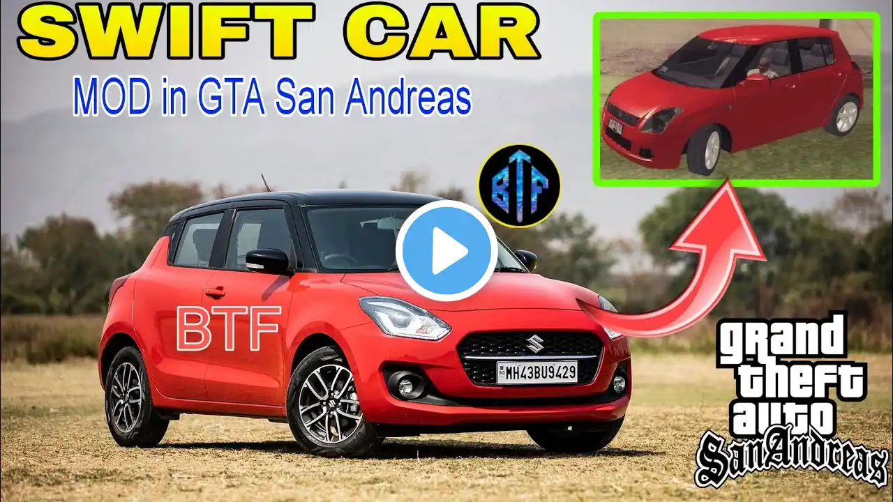 SWIFT CAR💥 MOD IN GTA SAN ANDREAS 👍TAMIL VEDIO 🤯சிப்ட் கார் மோட் ah 😱#gtasa #tamil #trendingvideo