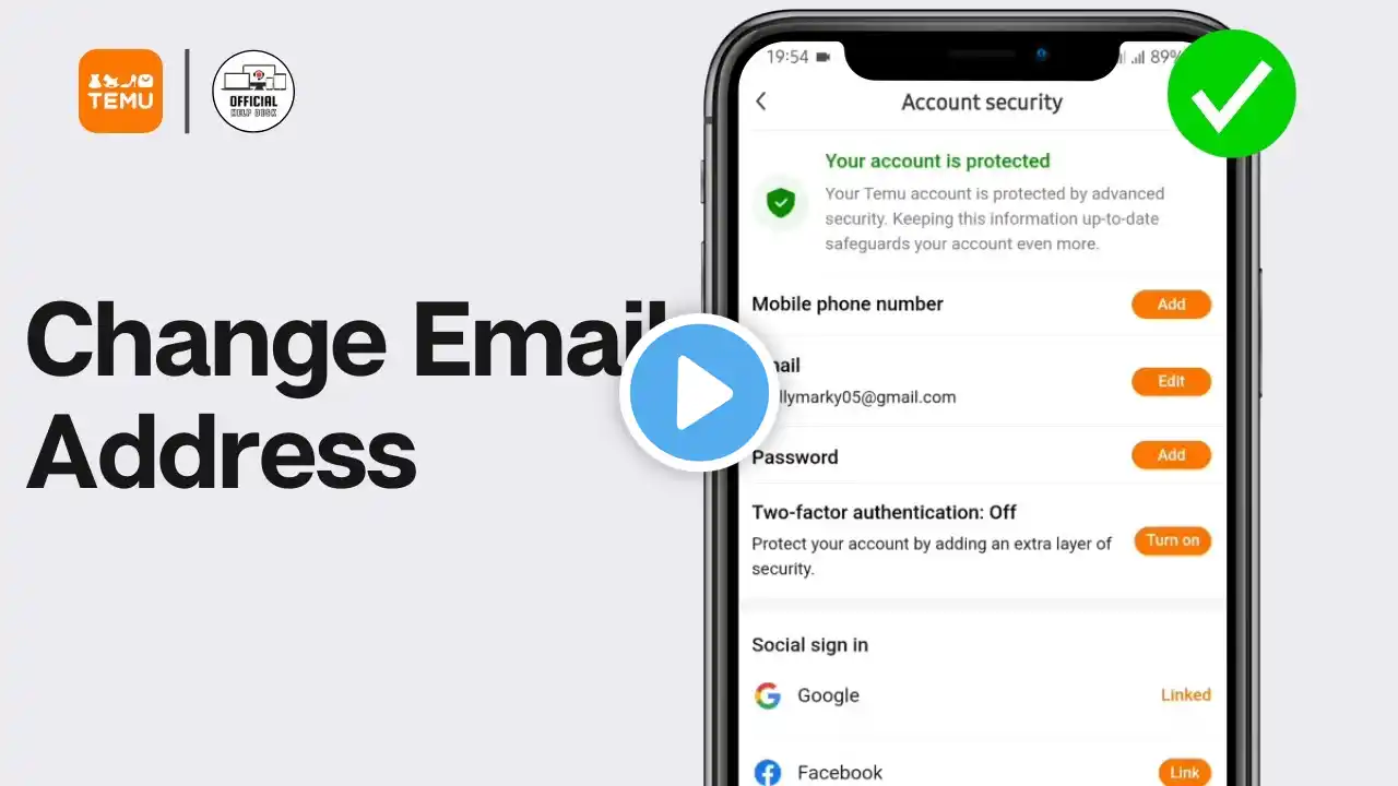 How To Change Email Address In Temu App (2024 GUIDE)