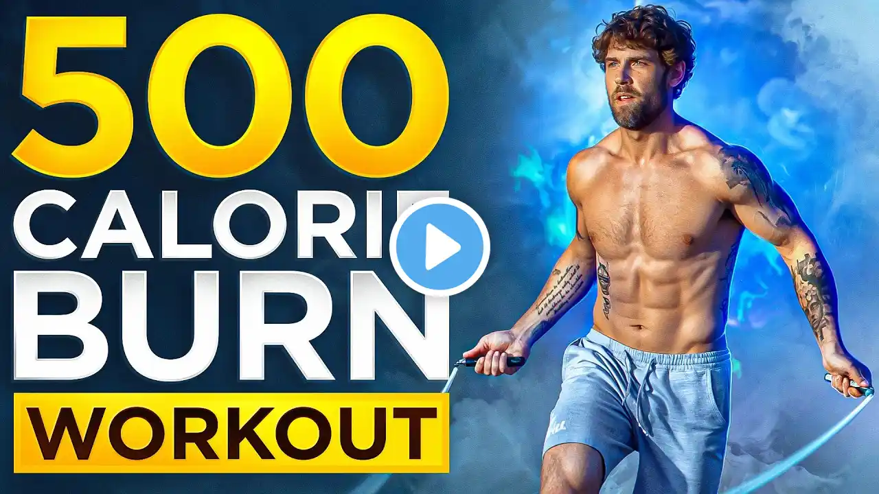 30 Min Jump Rope HIIT Tabata (500 Calorie Burn Workout)