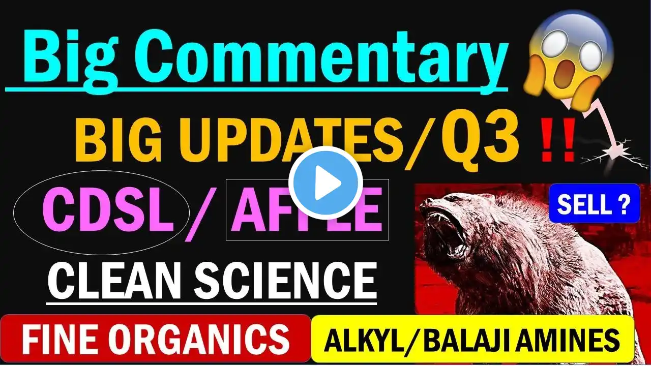 Big Updates: Affle India big news | Affle India Q3 results 2024 | CDSL Q3 results | Balaji amines q3