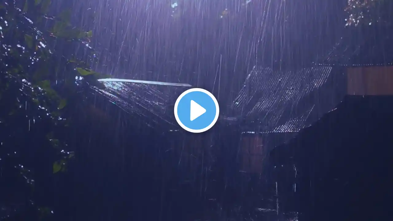 Rain Sounds For Sleeping - 99% Instantly Fall Asleep With Rain Sound Outside the Window At Night
