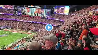 Post Malone performs "America the Beautiful" before Super Bowl 58 (amateur video)