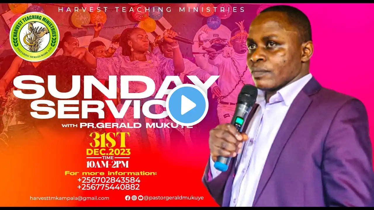 SUNDAY SERVICE with Pr Gerald Mukuye | HTM 31TH-DEC-2023 #service #church