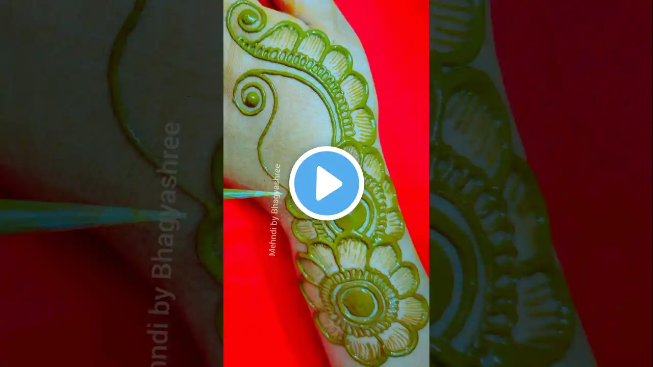 Indo Arabic 🌿 Mehendi Design 😍 #shorts #trending #viralvideo #art #mehndi