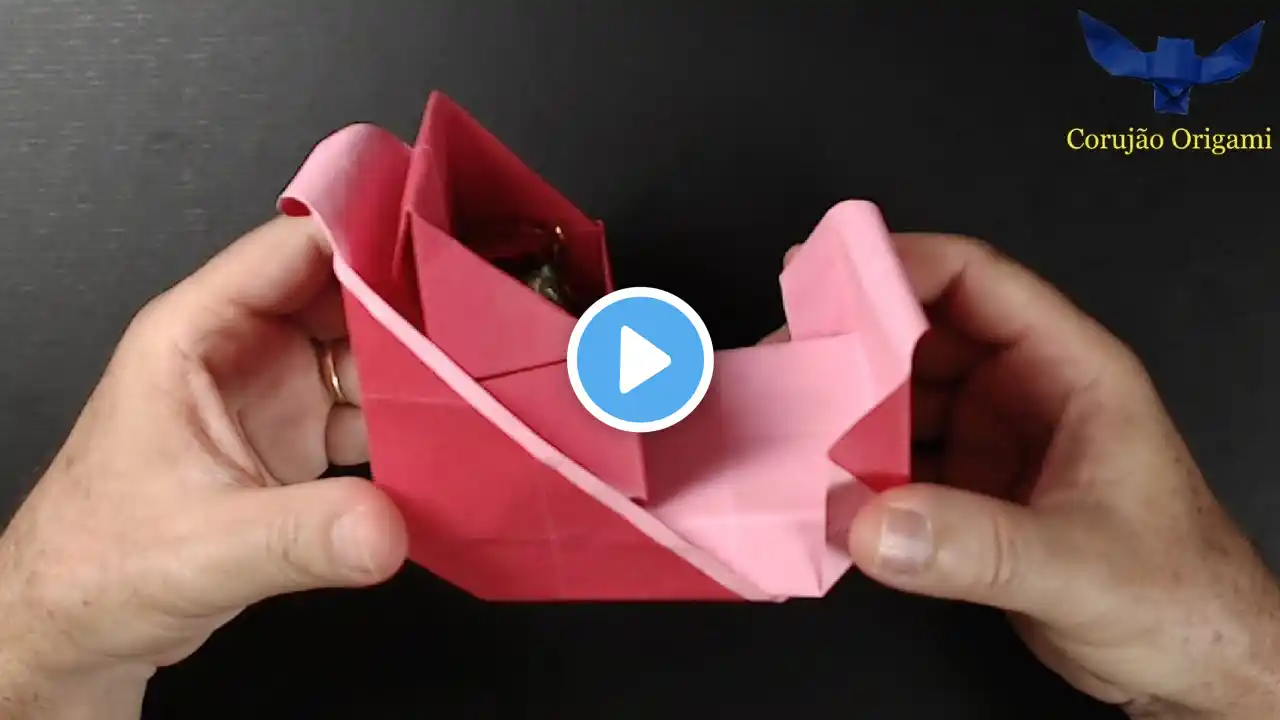 Como fazer Origami TRENÓ PAPAI NOEL rápido e fácil - tutoriais - DIY