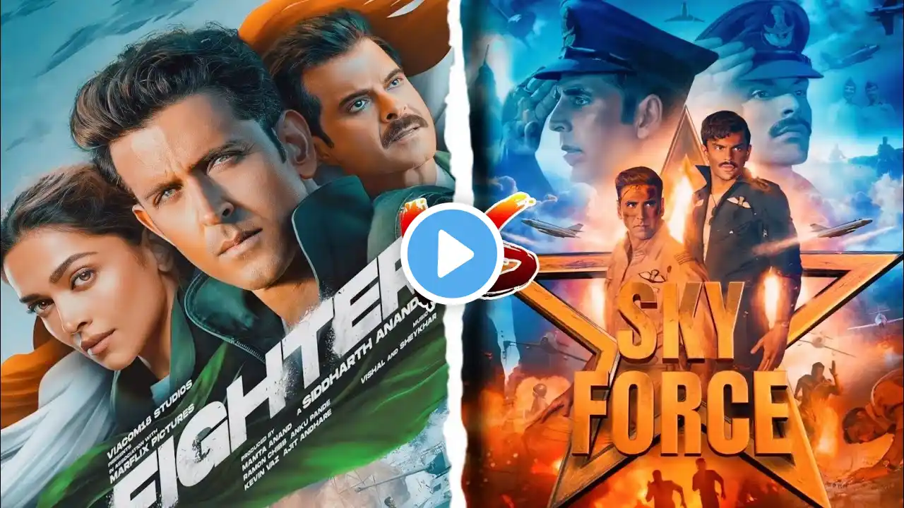 Fighter movie vs Sky Force movie Comprison video| Box office collection