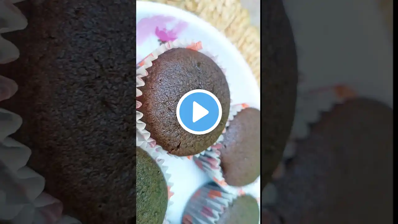 kids favorite eggless chocolate cup cake with perfect measurement #shorts