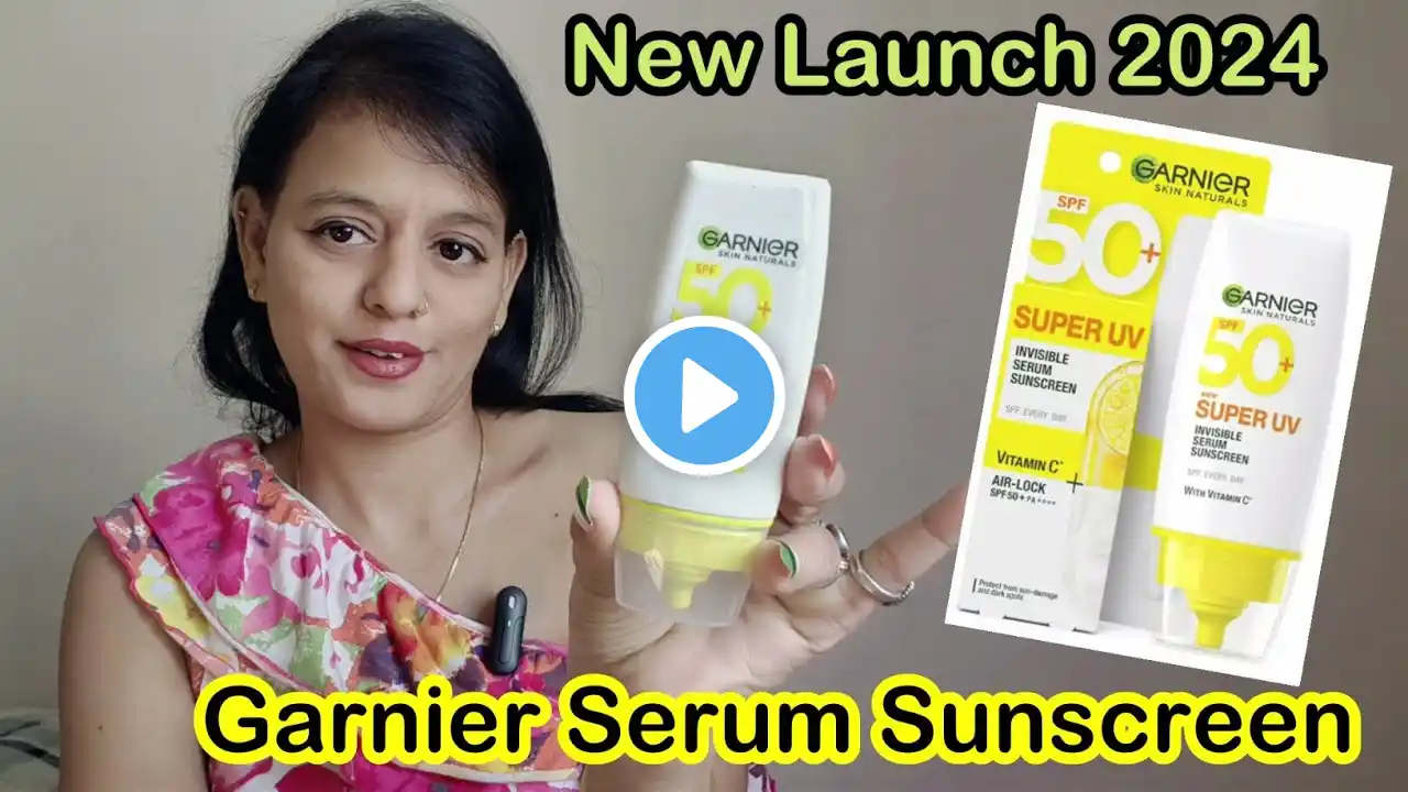 Garnier Super UV Invisible Serum Sunscreen Spf50 |Vitamin C Sunscreen Review |फायदे और नुकसान