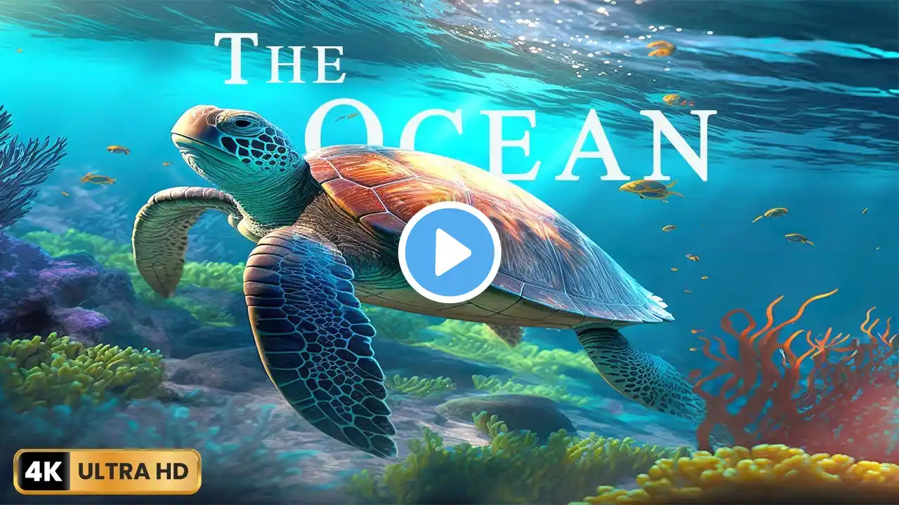 The Ocean 4K - Scenic Relaxation Film With Calming Music - 4K Video Ultra HD