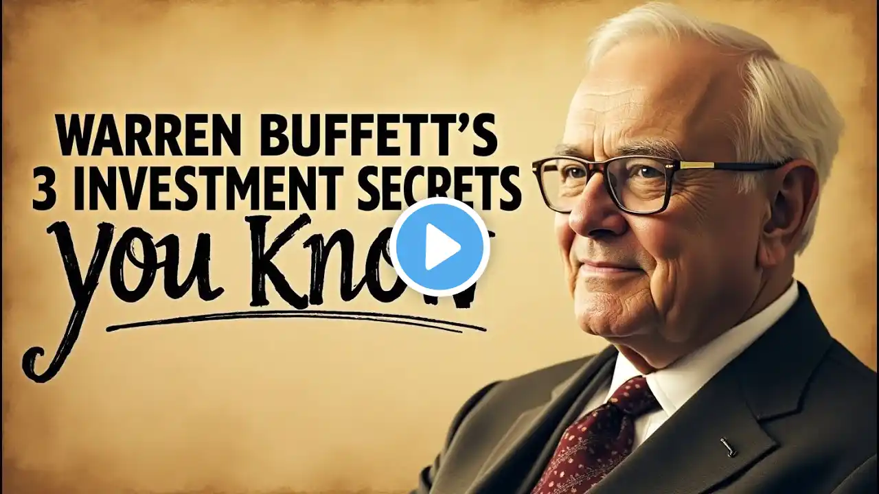 Warren Buffett’s 3 Secret Tips to Become a Millionaire