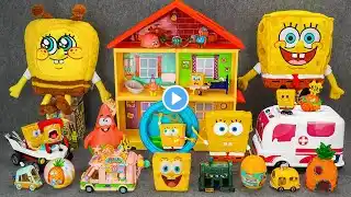 ASMR 93 Minutes SPONGEBOB SquarePants Oddly Satisfying Unboxing Toy Surprises!! No Talking🏡