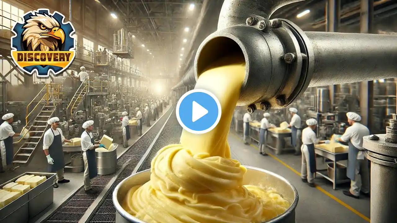 How Butter is Made in a Factory 🧈🧈 Captain Discovery