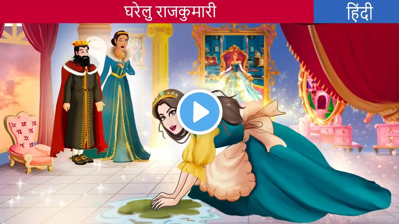 घरेलु राजकुमारी House Princess | Story in Hindi | Fairy Tales | HindiFairyTales | Bedtime Stories