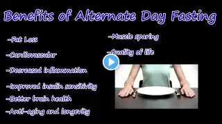 Alternate day fasting for your health | Weight loss | Improve insulin sensitivity | Live longer