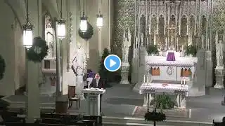 Catholic Mass Hour at Corpus Christi Parish Church   Portsmouth NH December 1, 2019