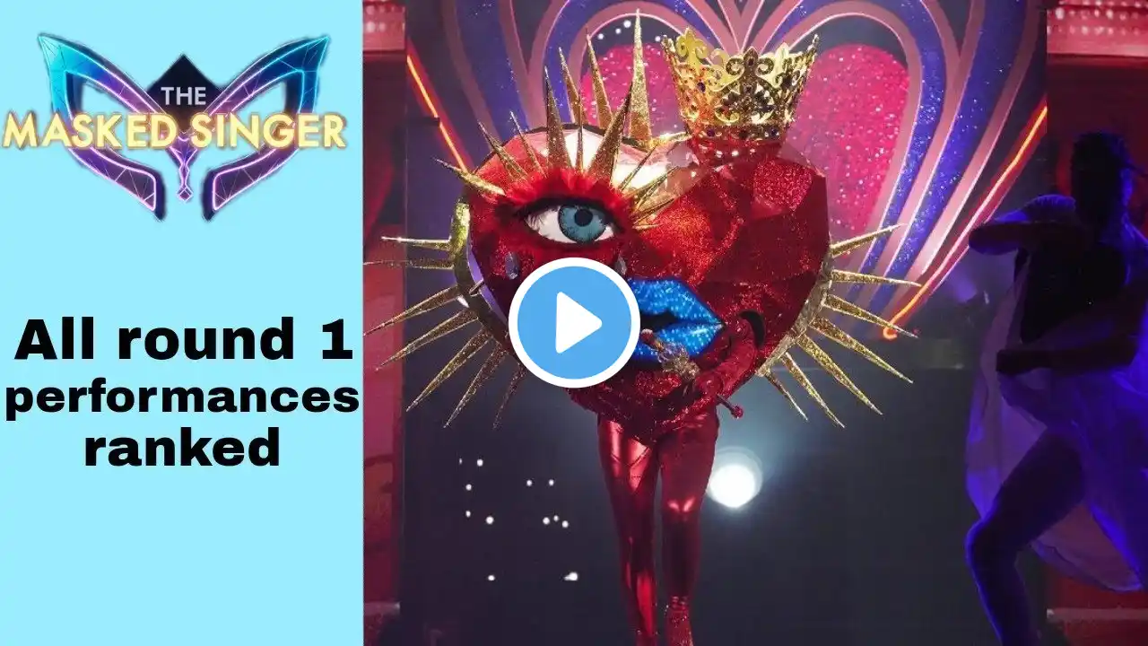 The masked singer season 6 all round 1 performances ranked