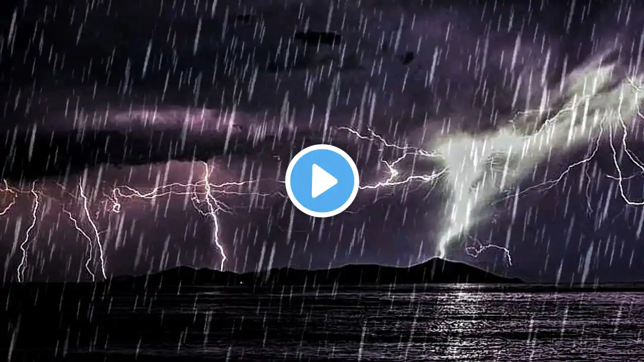 EPIC THUNDER & RAIN, Thunderstorm Sounds For Relaxation, Focus or Sleep White Noise 18 Hours #73