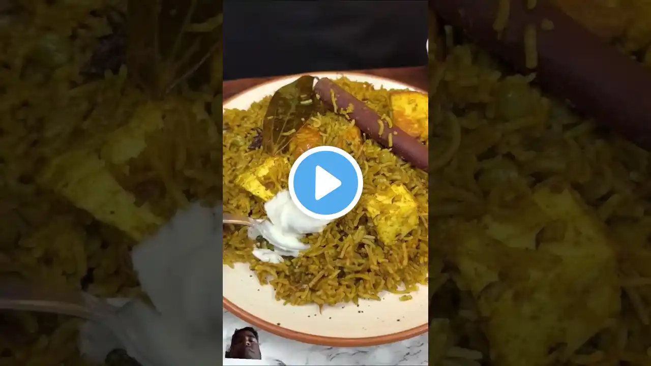 Palak Paneer Pulao ASMR Cooking ||#shorts #food #cooking #asmr #rec #viralvideo