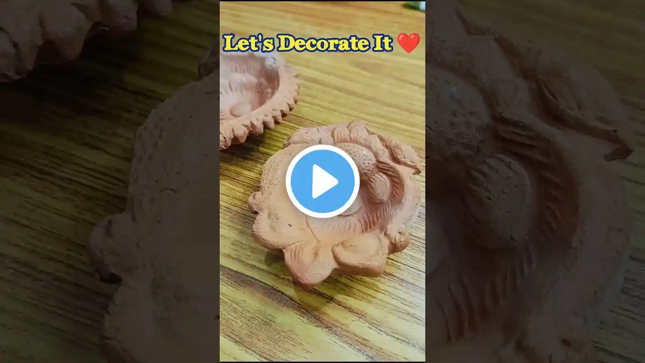 Diya Decoration Ideas #shorts #ytshorts #diya decoration