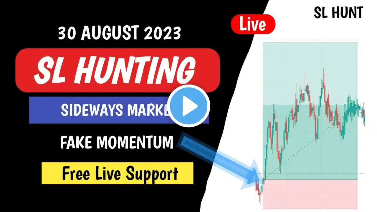 Live Banknifty SL HUNTING Trade | Banknifty intraday trade | 30 AUG 2023