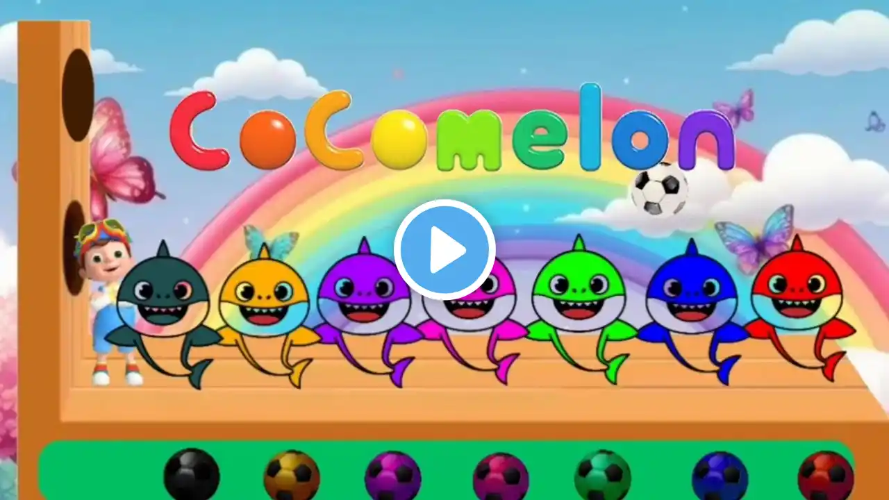 "Baby Shark Learns Colors / CoComelon / Nursery Rhymes & Kids Songs" #21
