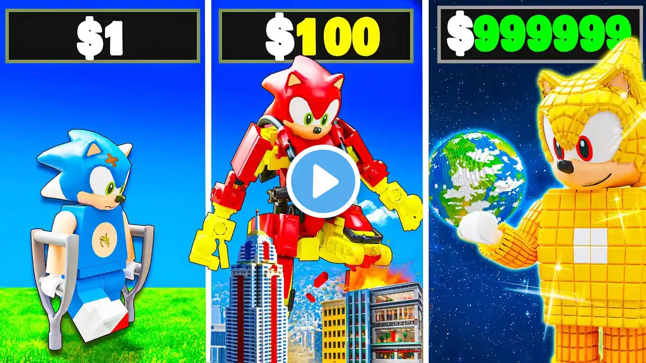 $1 to $1,000,000 LEGO SONIC in GTA 5