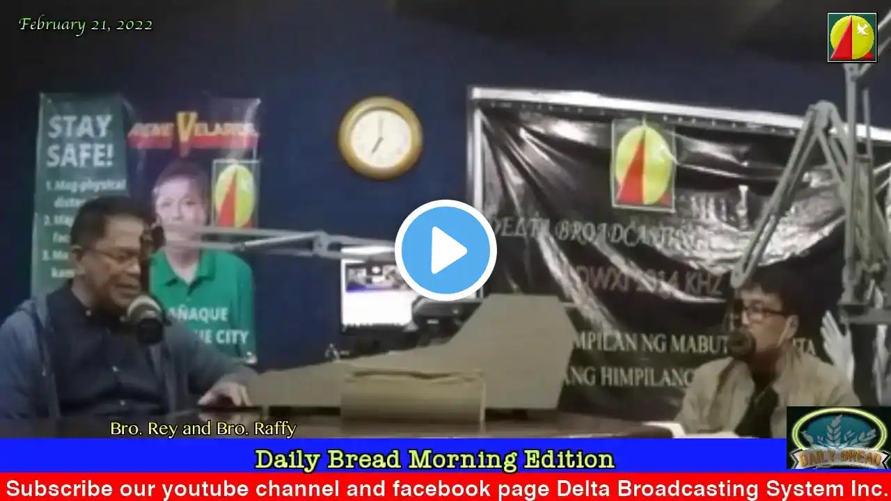 DWXI 1314 AM Livestream (Monday - February 21, 2022) #dailybreadmorningedition