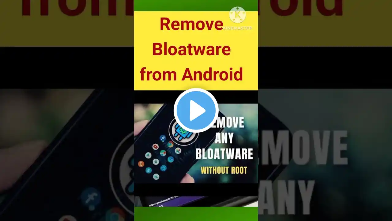 how to remove bloatware from android phone | remove system apps in android without root #android