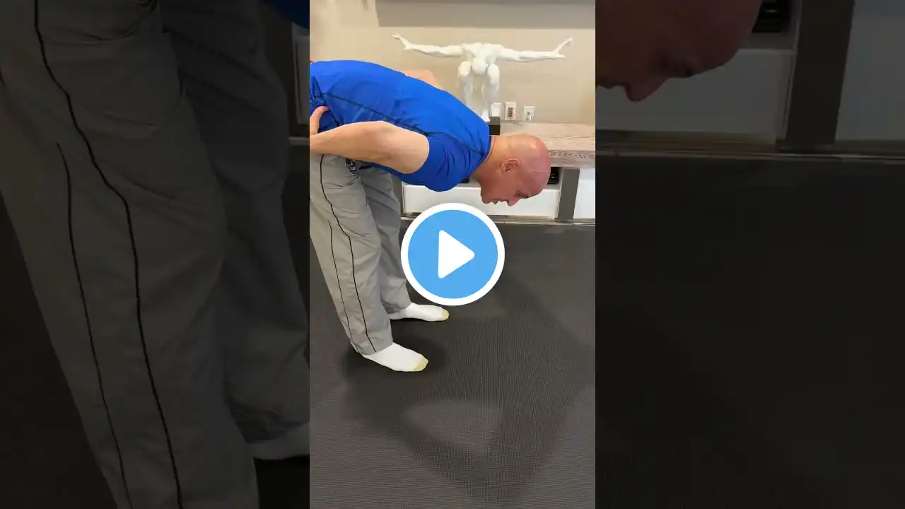 How to Touch the Floor Releasing Tight Hamstrings!  Dr. Mandell