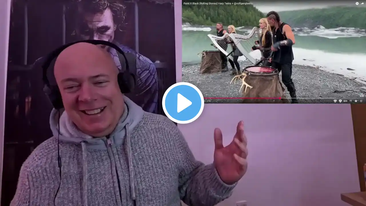 Singer reacts to Paint It Black (Rolling Stones) Harp Twins + @volfgangtwins - Reaction