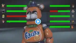 SFM FNaF TOY STORY 4 TF2 Security Breach VS FANTA Security Breach Animatronics WITH HEALTHBARS #9