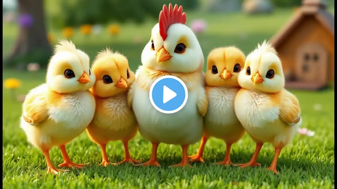 5 Little Chicks Song for Kids | Cute Nursery Rhymes for Toddlers