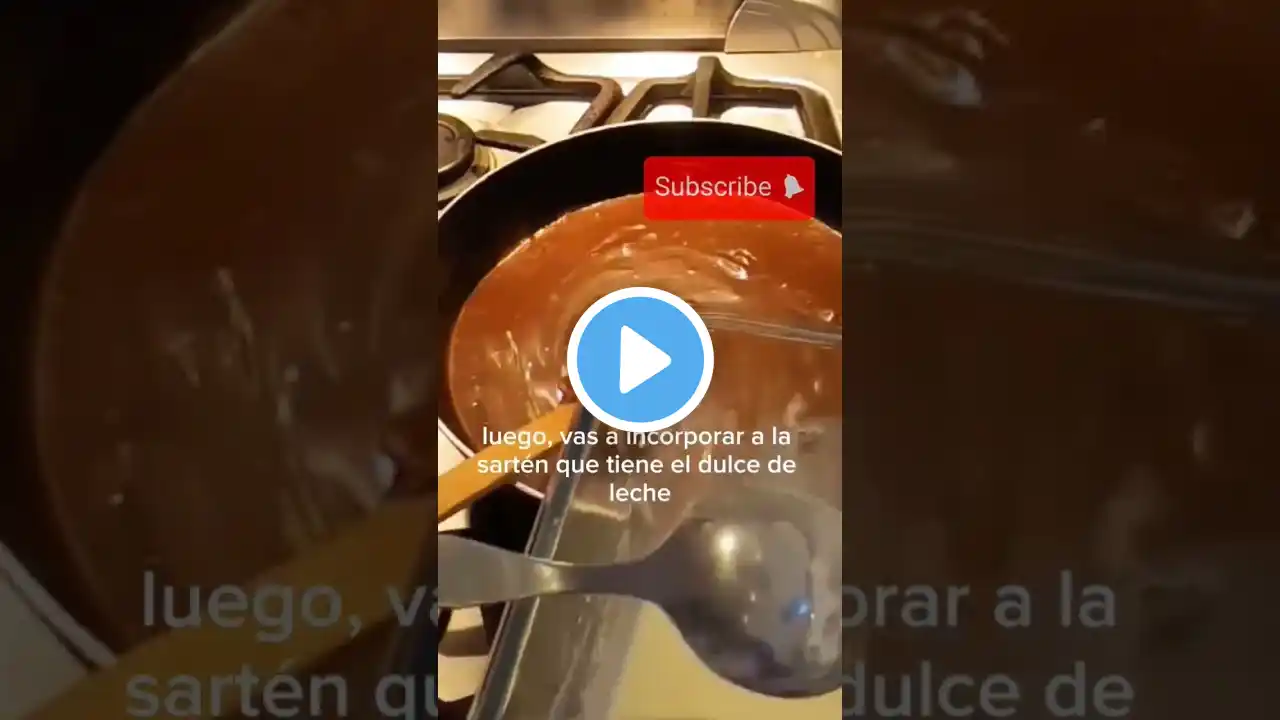 Cómo convertir DULCE DE LECHE COMÚN en REPOSTERO | Con solo 2 ingredientes #shorts