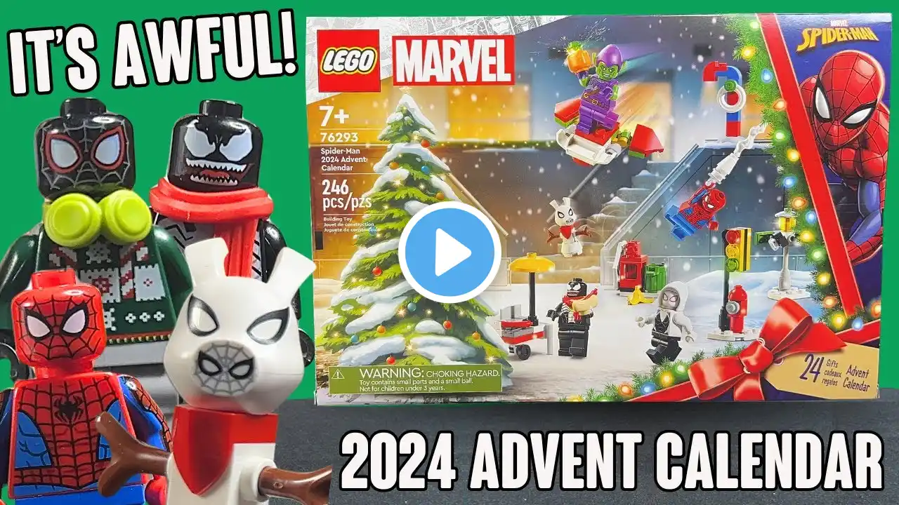 REVIEW: LEGO Spider Man 2024 Advent Calendar Set 76293