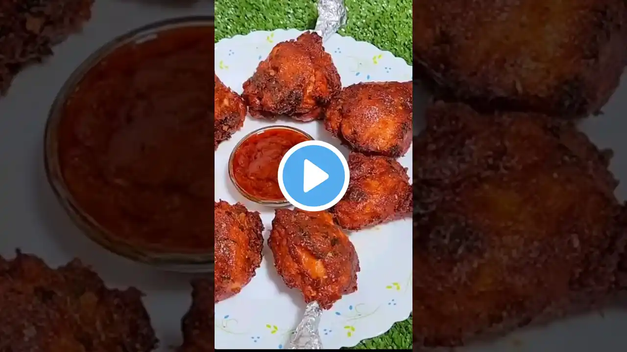 Chicken Lollipop Recipe #youtubeshorts #food #shortvideo #short #shorts #cooking