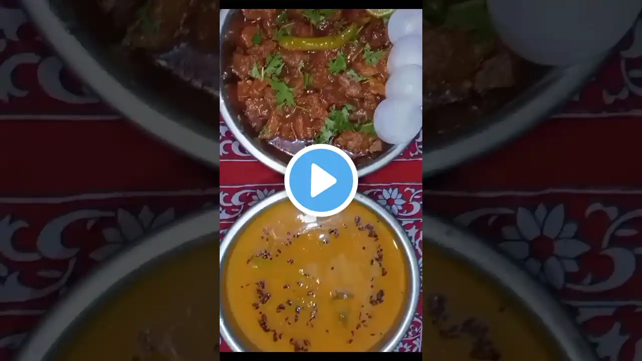 Hyderabadi khatti dal tala huwa gosht | #shorts #short #shortsfeed #viral #food