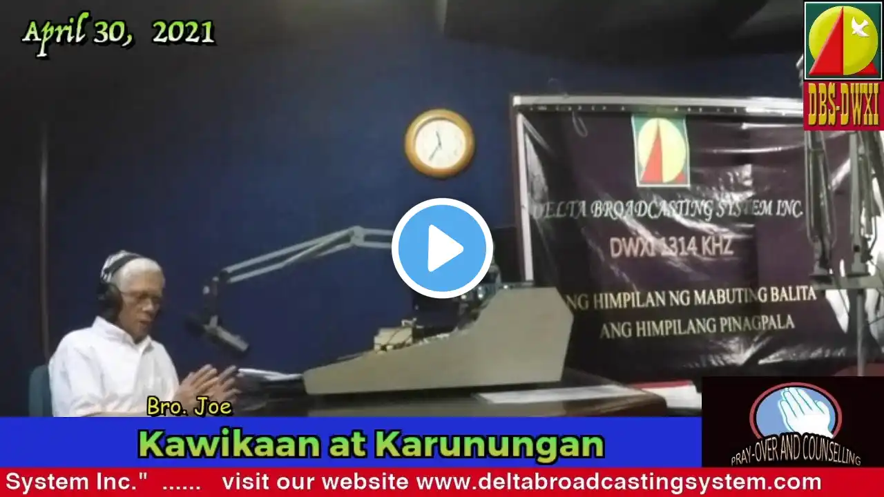 DWXI 1314 AM Livestreaming (Friday - April 30, 2021) #kawikaanatkarunungan