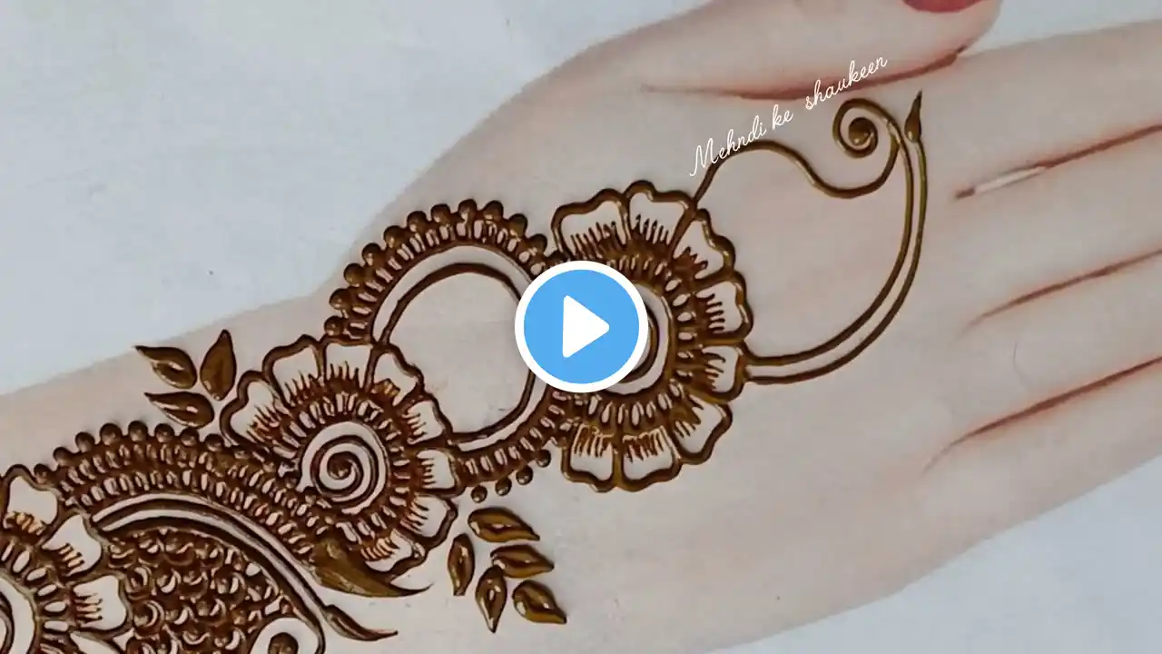 इस बार ईद मे इस तरह mehndi design लगाए ll Beautiful eid special mehndi design ll