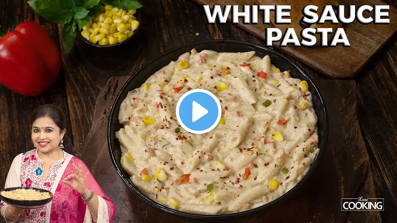 Creamy & Cheesy White Sauce Pasta | Pasta Recipes | Dinner Recipes | Penne Pasta Recipes