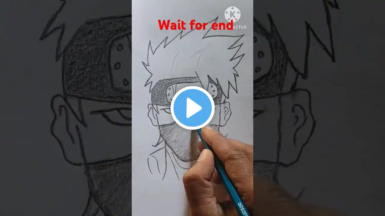 Naruto pencil sketch 🔥👿  #shorts #ytshorts #trending #trendingshorts